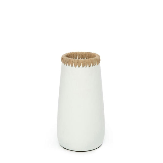 The Sneaky Vase - White Natural - M
