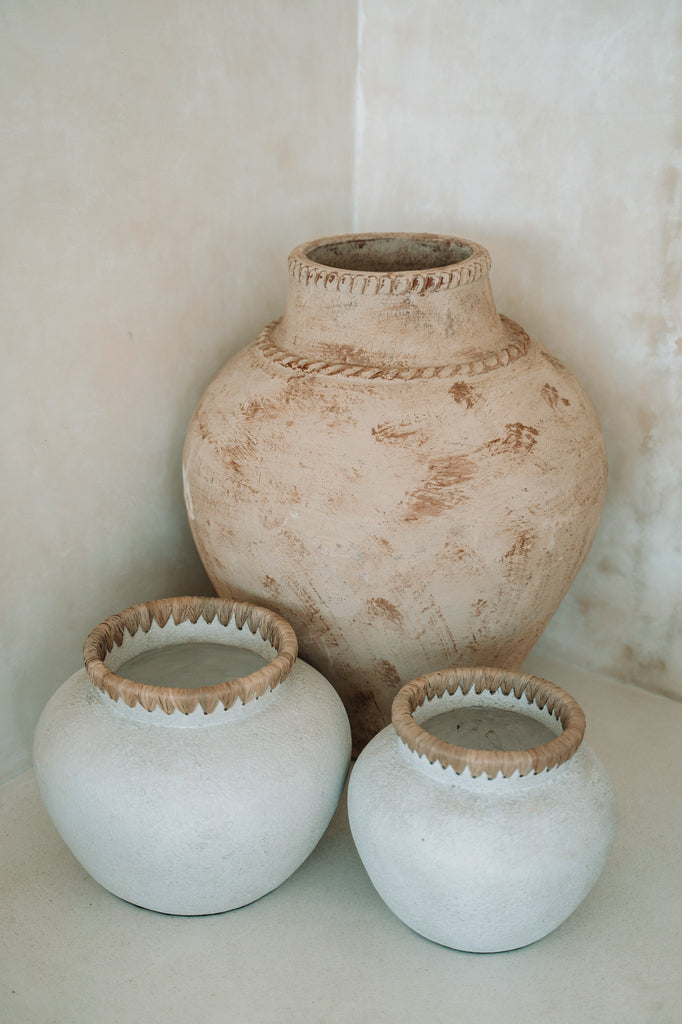 The Styly Vase - Natural Concrete - L