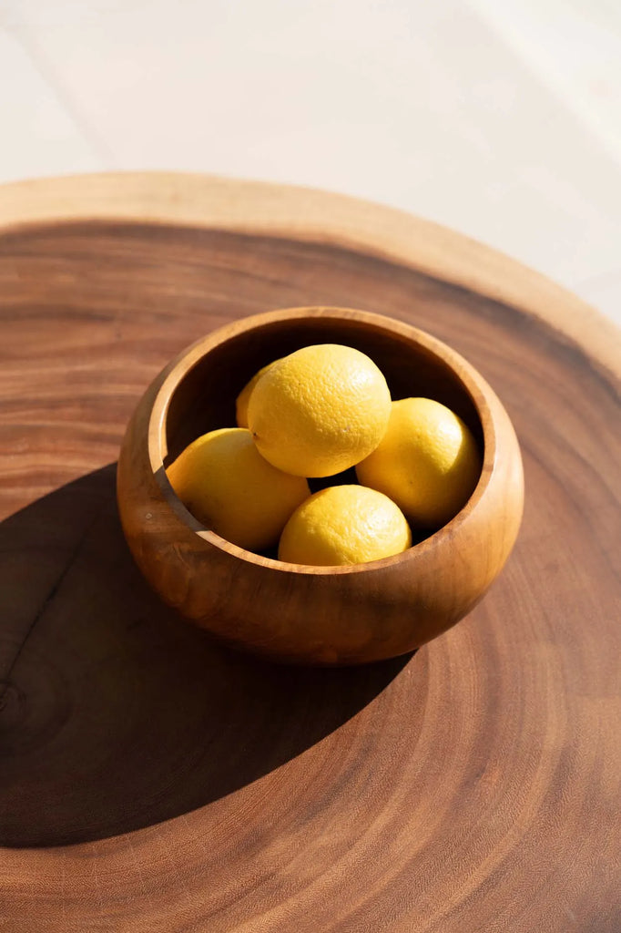 The Teak Root Fruit Bowl