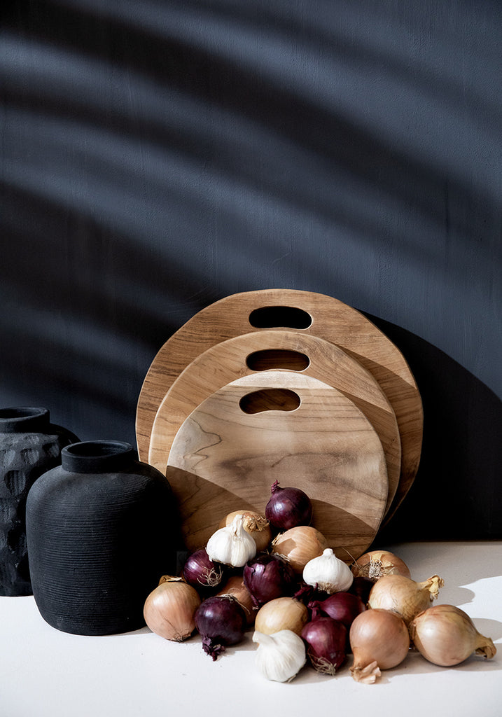 The Teak Root Cutting Board - L