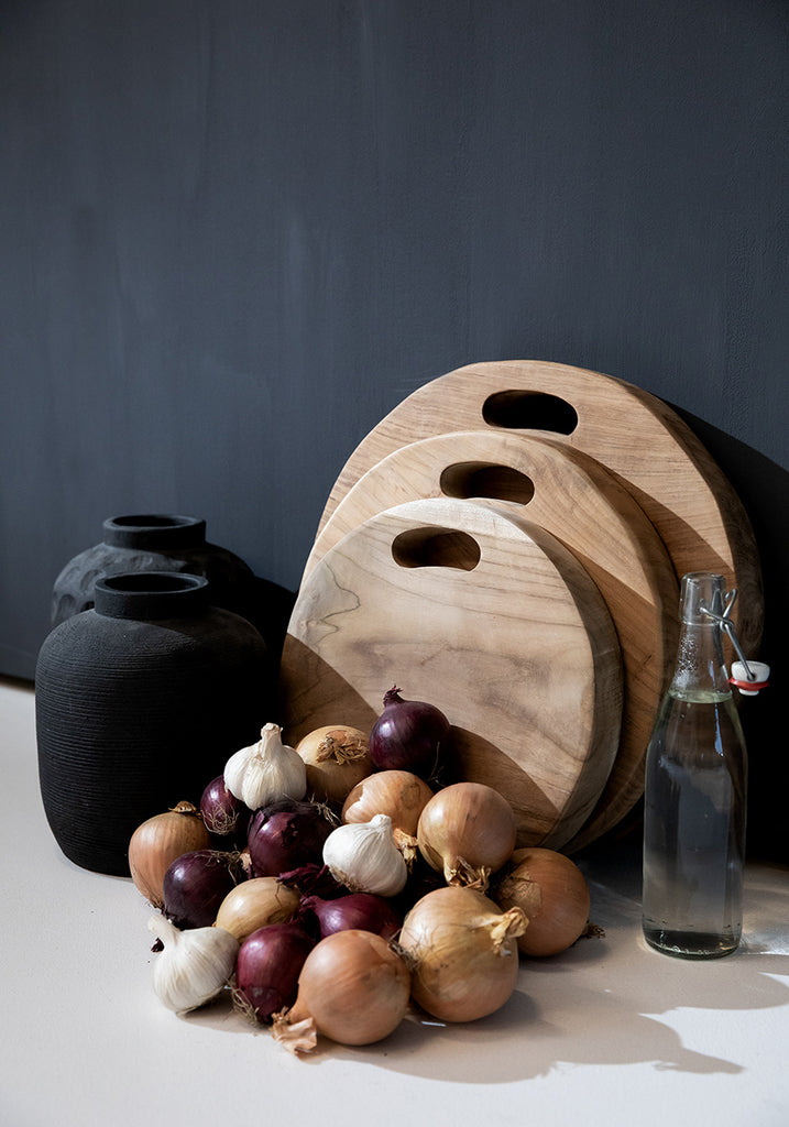 The Teak Root Cutting Board - L