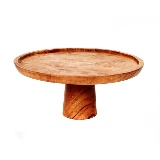 The Teak Root Cake Stand - L