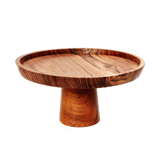 The Teak Root Cake Stand - M