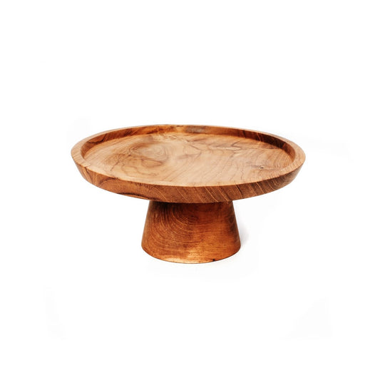 The Teak Root Cake Stand - S