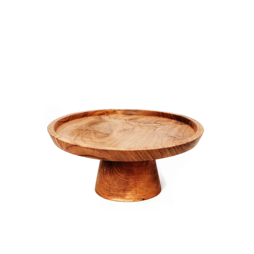 The Teak Root Cake Stand - S