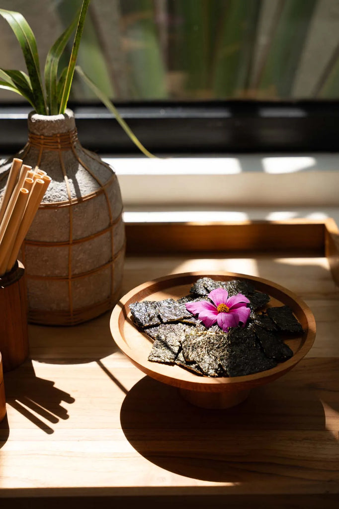 The Teak Root Cake Stand - S