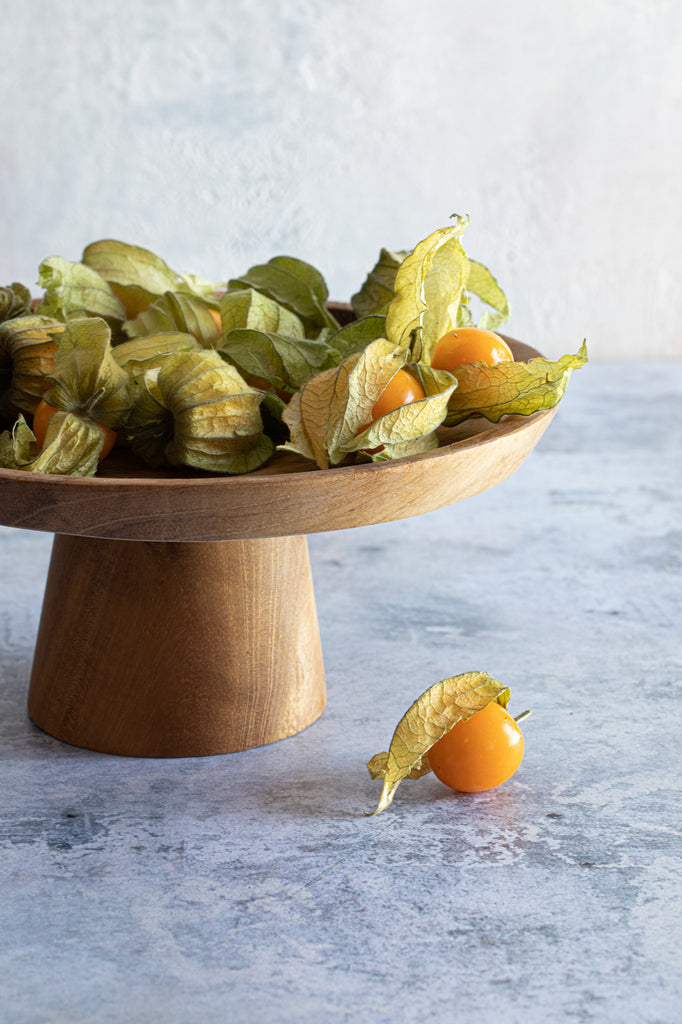 The Teak Root Cake Stand - S