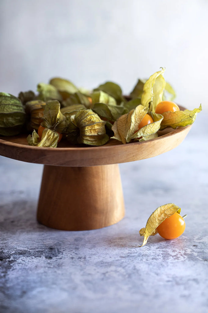 The Teak Root Cake Stand - S