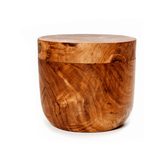 The Teak Root Pot Low - M