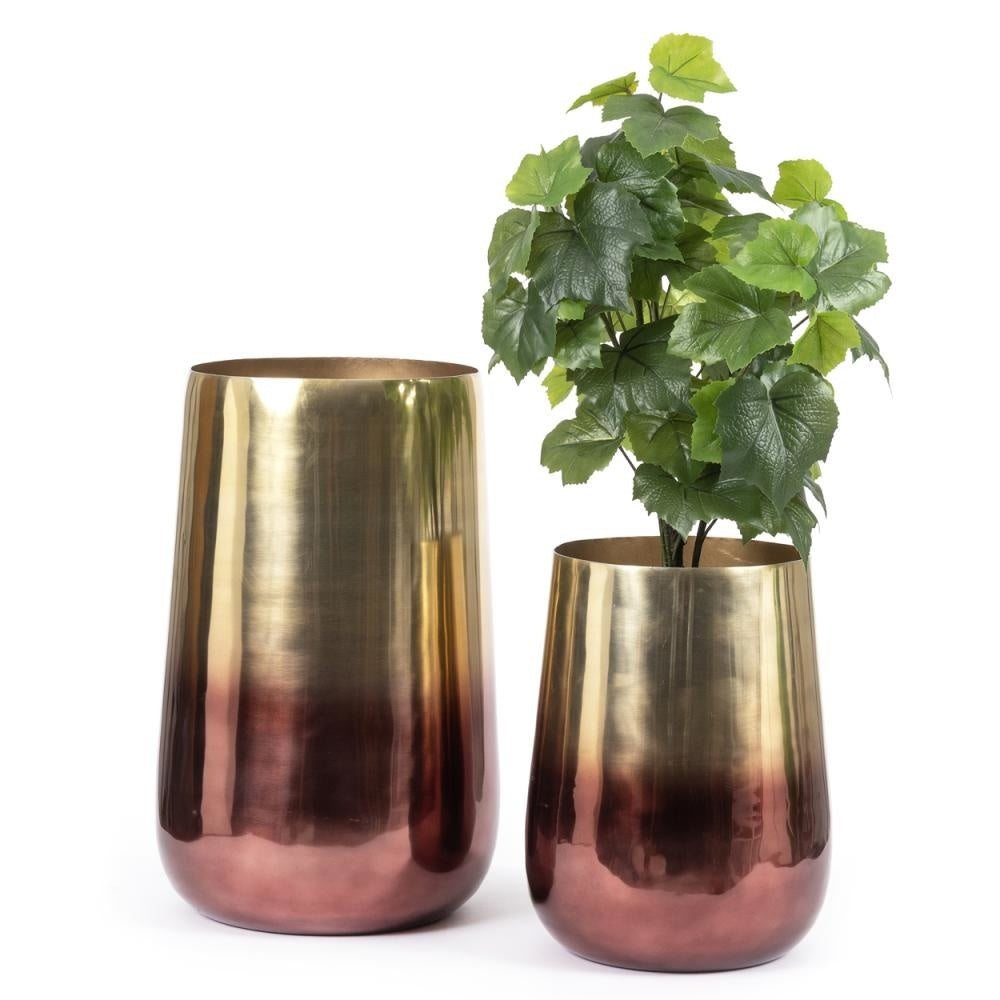 The Two Tone Planter - Brass - XL