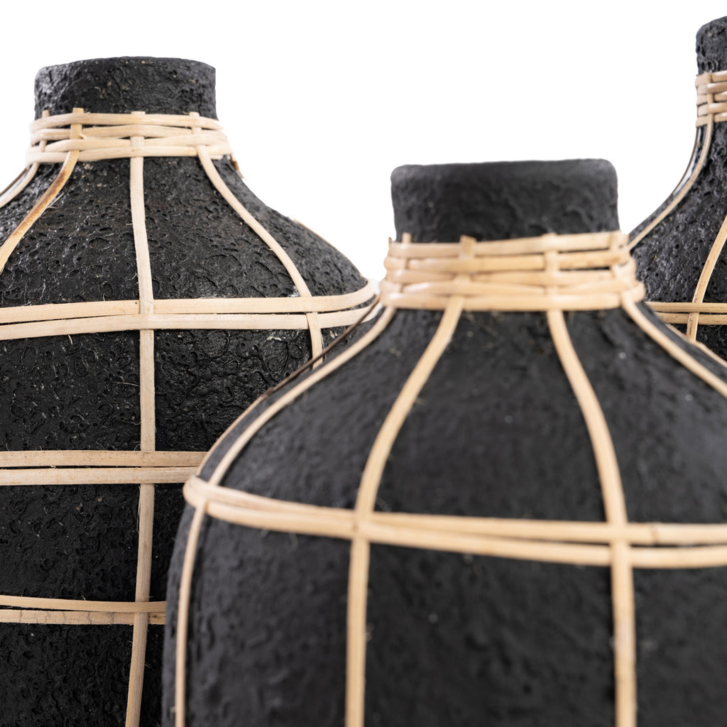 The Whoopy Vase - Black Natural - L