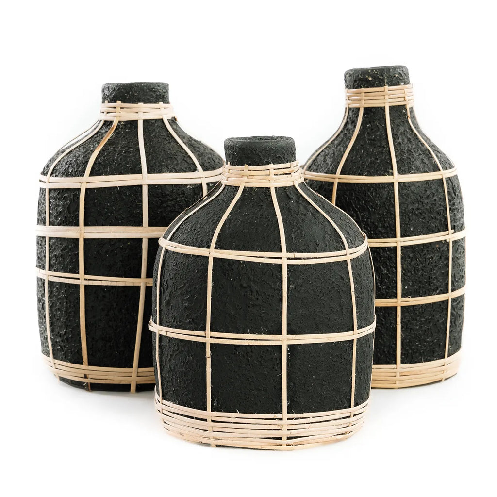 The Whoopy Vase - Black Natural - L