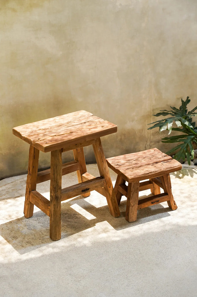 The Yoke Stool - Natural - L