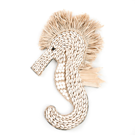 The Shell Seahorse - White