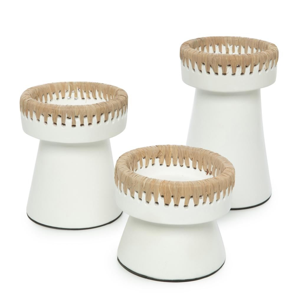 The Pretty Candle Holder - White Natural - M